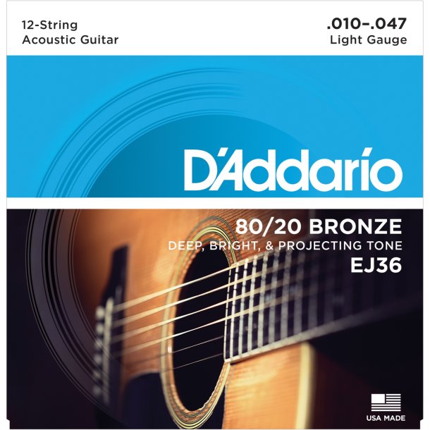 D'Addario EJ36, 010 - 047 (12-Strenge s�t)